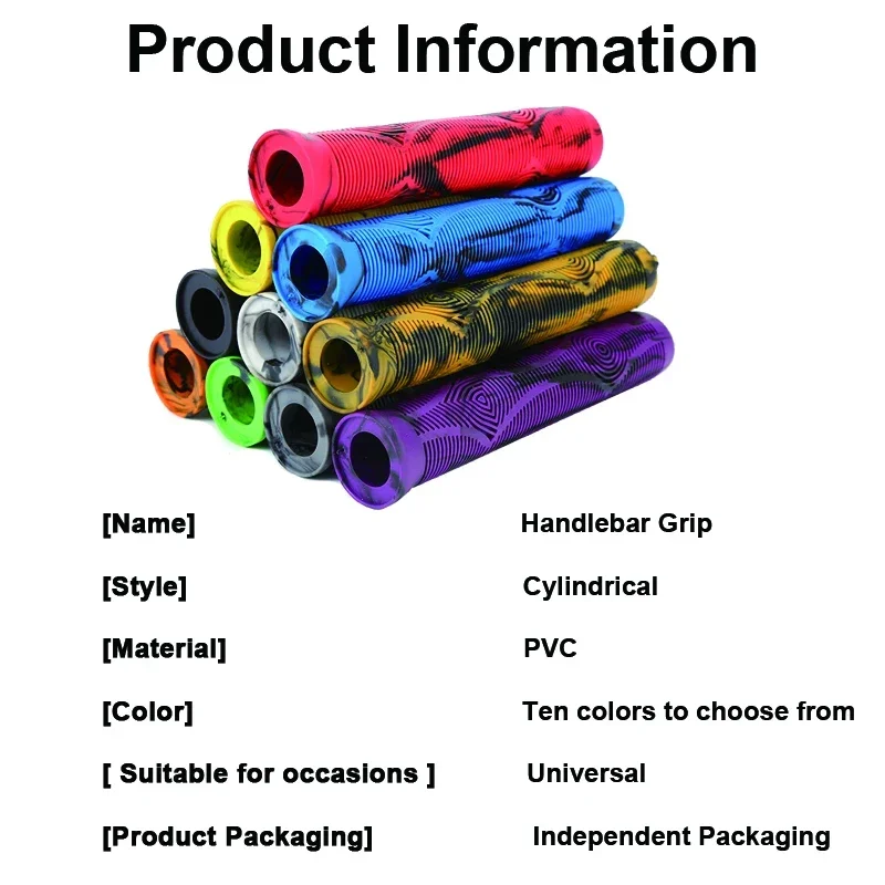 길이 스쿠터 자전거 그립 고무 MTB 핸들 바 그립 부드럽고 편안한 자전거 핸들 커버 미끄럼 방지 사이클링 커프스 내구성 부품