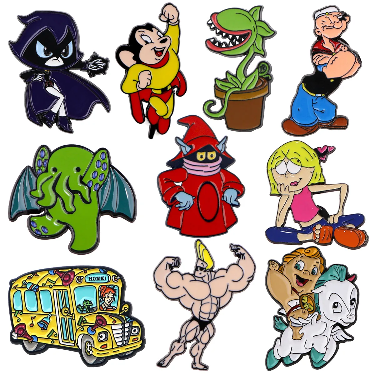 만화 캐릭터 에나멜 핀 브로치 여성용 옷깃 핀 배지 배낭 의상 액세서리 패션 쥬얼리 선물 title=만화 캐릭터 에나멜 핀 브로치 여성용 옷깃 핀 배지 배낭 의상 액세서리 패션 쥬얼리 선물 