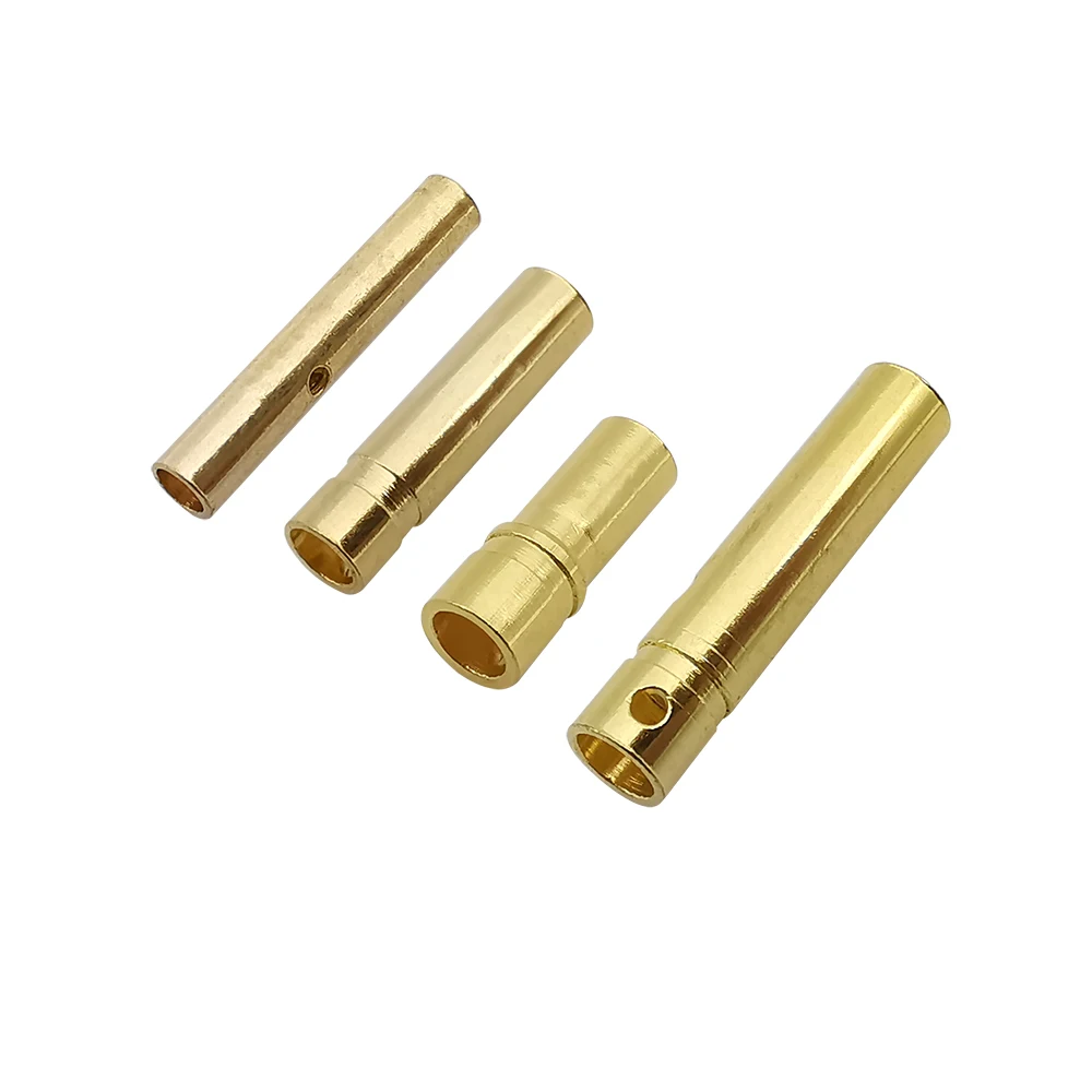 2mm 3mm 3.5mm 4mm 총알 바나나 플러그 금도금 바나나 남성 여성 커넥터 RC 배터리 부품에 대 한 배터리 플러그 키트 DIY