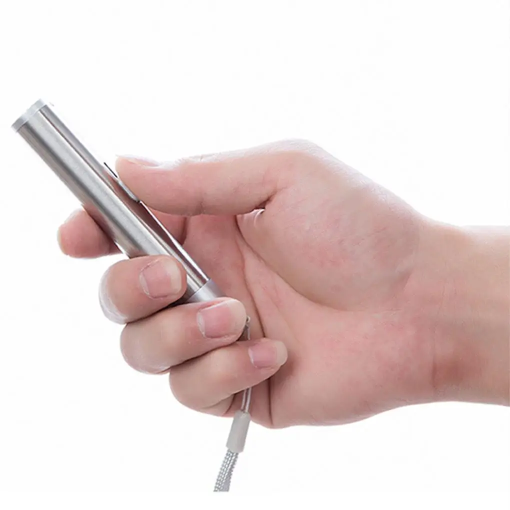 포인터 USB 충전 충전식 3-in-1 손전등 적외선 다기능 UV 교육 조명 선물 애완 동물 훈련