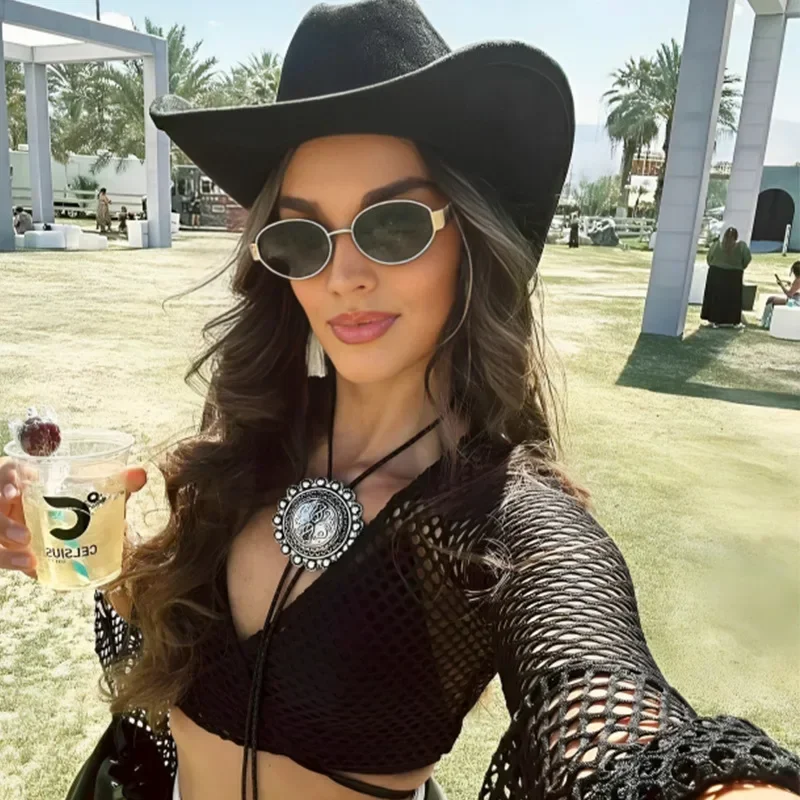 새로운 타원형 프레임 태양 보호 선글라스 복고풍 여행 착용 간단한 자외선 방지 안경 작은 프레임 안경