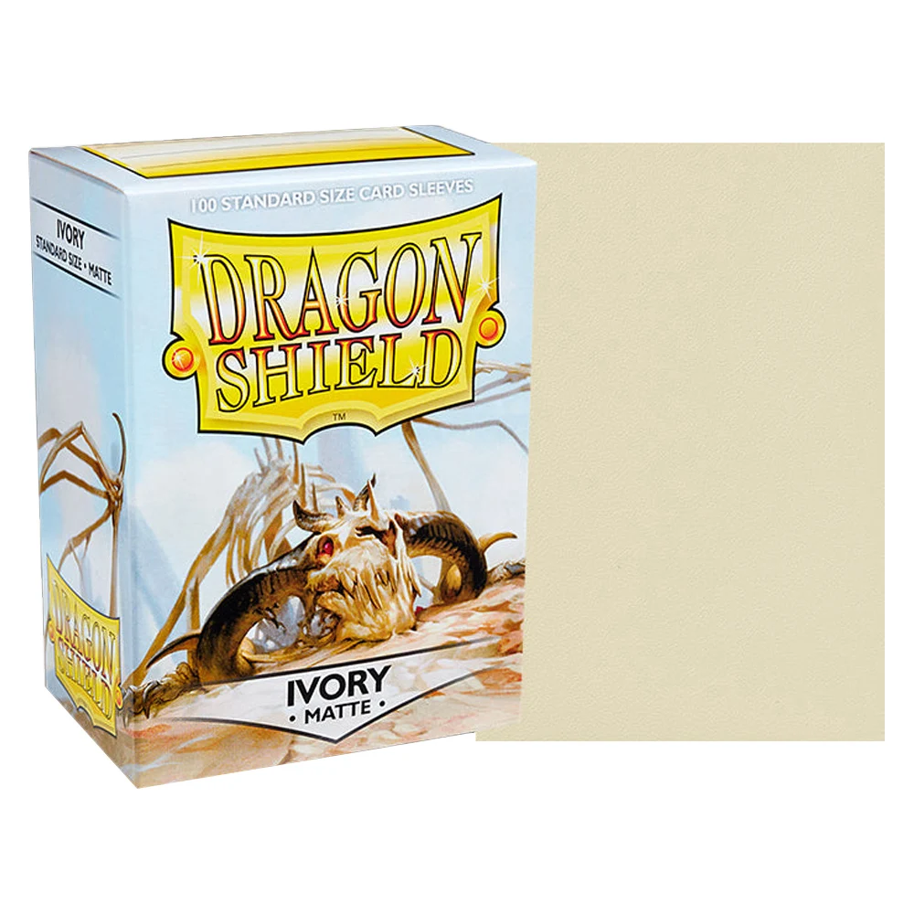 100 개/상자 여러 가지 빛깔의 드래곤 쉴드 카드 슬리브 커버 매트 카드 슬리브 보호대 TCG/PTCG 스타 카드 보드 게임 카드