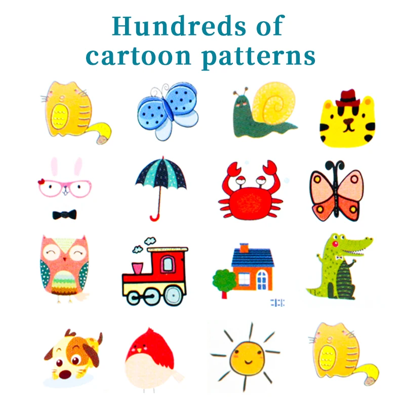 크기 이름 태그 스티커 스티커 사용자 정의 방수 맞춤 라벨 어린이 학교 문구 사무실 물 다양한