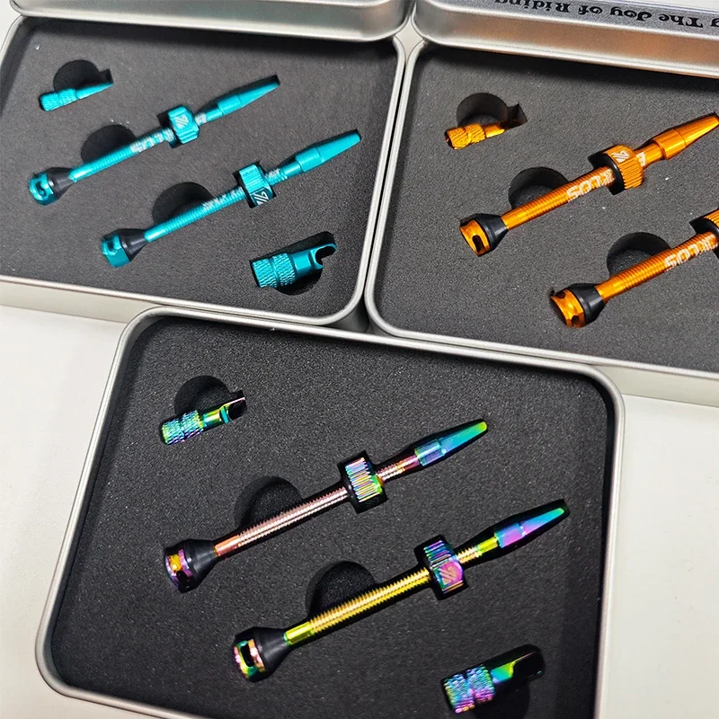 BUCKLOS 자전거 튜브리스 밸브 40MM 44MM 55MM 60MM 도로 산악 자전거 Presta 밸브 고품질 타이어 젖꼭지 MTB 액세서리