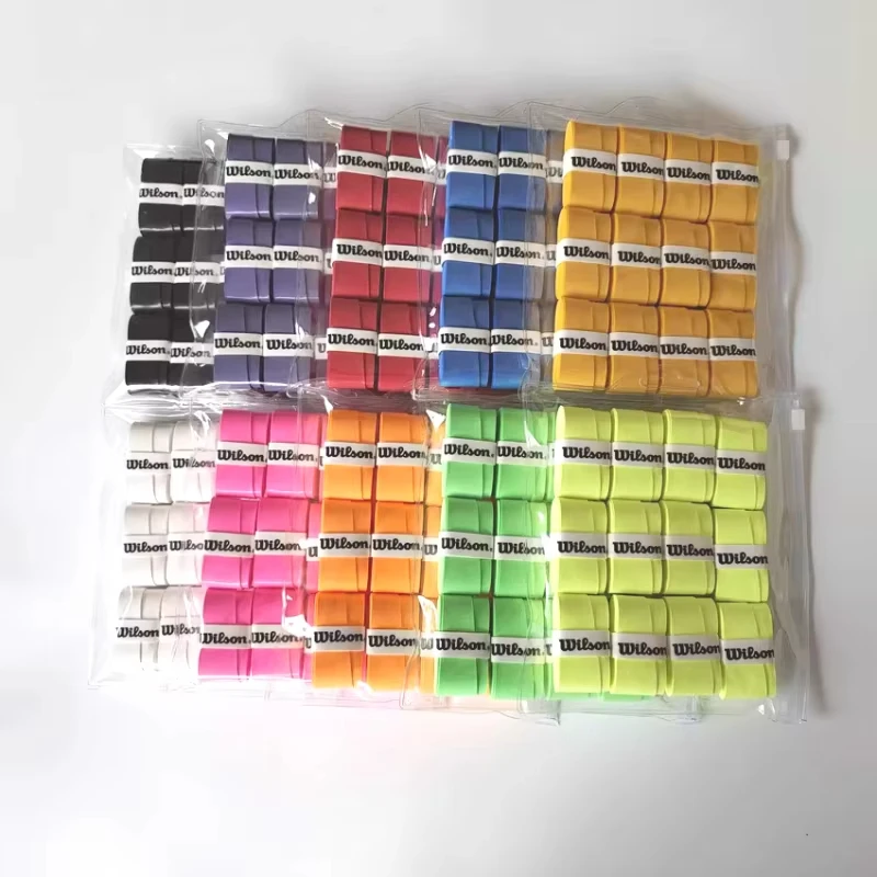 12PCS 윌슨 테니스 라켓 오버 그립 땀 흡수 그립 PU 미끄럼 방지 라켓 핸들 그립 테니스 그리프 테이프 Padel Grip PRO title=12PCS 윌슨 테니스 라켓 오버 그립 땀 흡수 그립 PU 미끄럼 방지 라켓 핸들 그립 테니스 그리프 테이프 Padel Grip PRO 