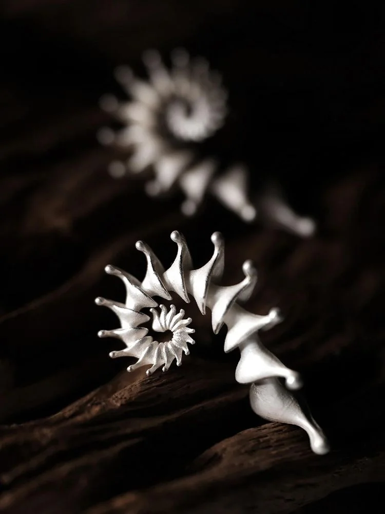 ZHUHE 여성용 소라 스터드 귀걸이, 빈티지 스타일, 남성 쥬얼리 액세서리, 파티 선물