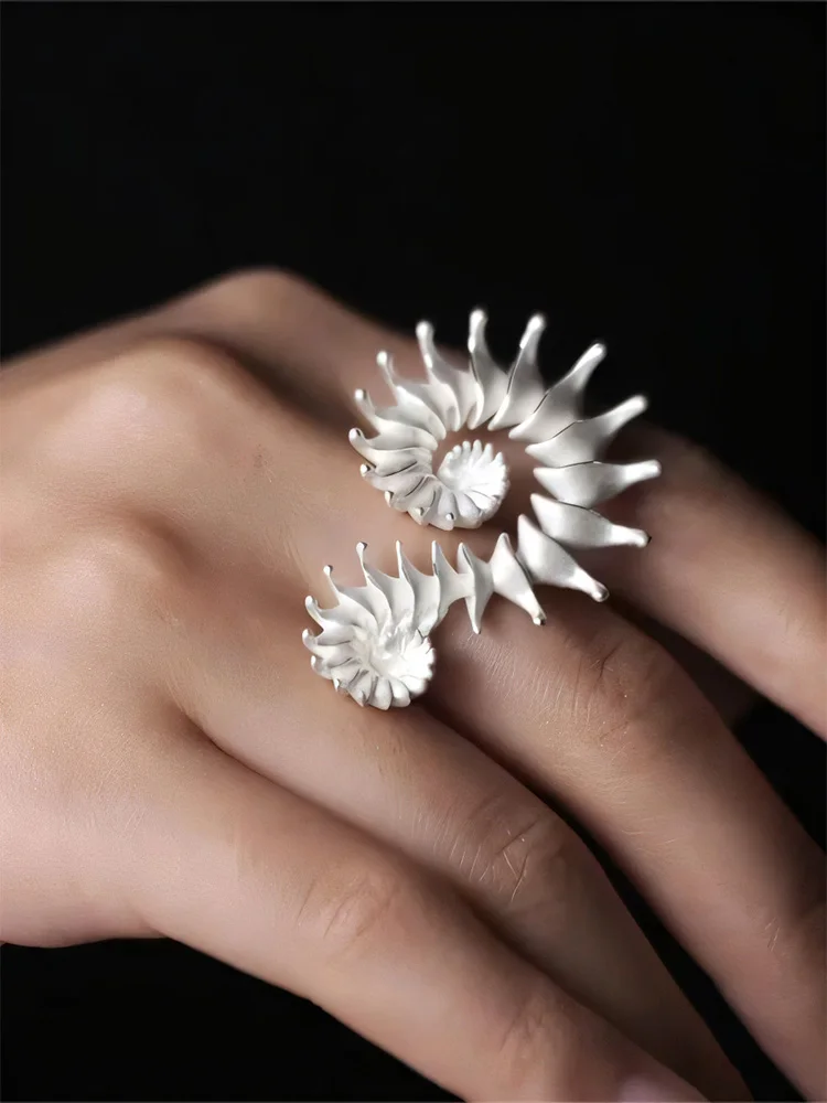 ZHUHE 여성용 소라 스터드 귀걸이, 빈티지 스타일, 남성 쥬얼리 액세서리, 파티 선물