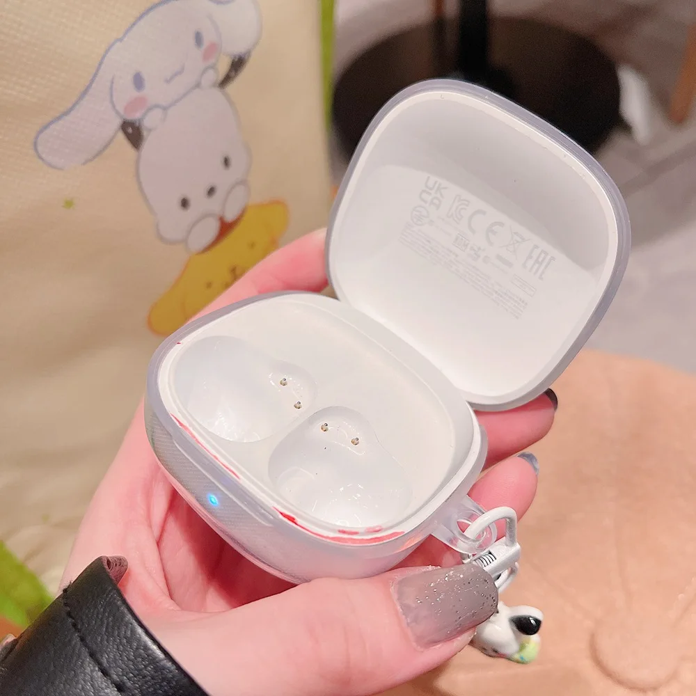 Xiaomi Redmi Buds 6 Play 케이스 3D 체리 나비 이어폰 소프트 커버 Redmi Buds 6play 헤드폰 박스 Fundas With Keychain