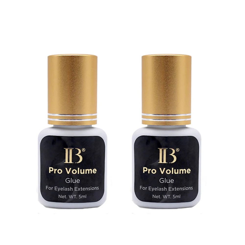 새로운 IB 프로 볼륨 속눈썹 연장 접착제 1S 빠른 건조 오래 지속되는 한국 오리지널 스트롱 콜라 5ml 가짜 속눈썹 접착제