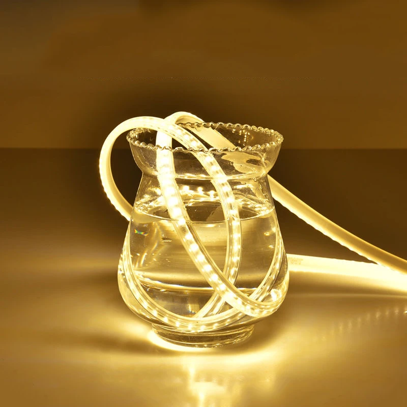 220V Led 스트립 1-30m Eu 플러그 2835 유연한 리본 빛 방수 Led 테이프 홈 부엌 야외 정원 장식 조명