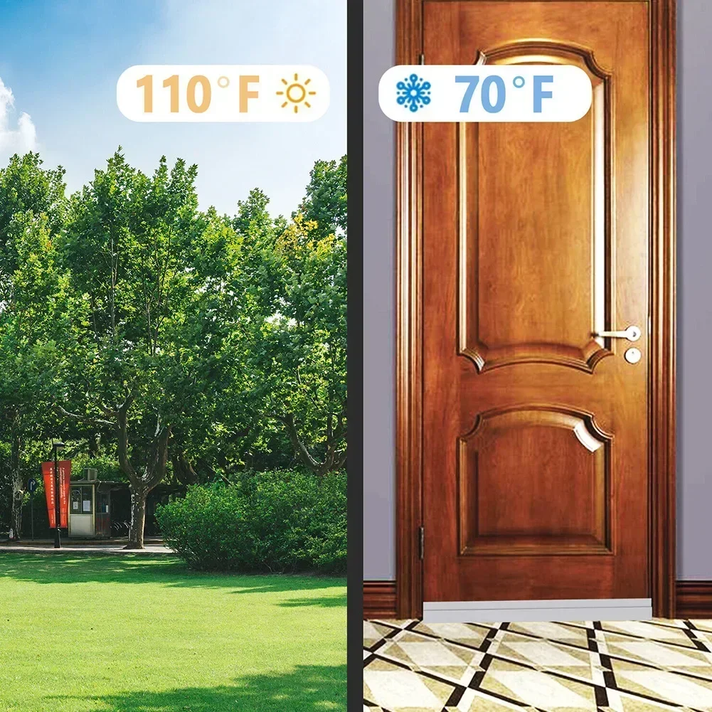 1M 도어 하단 씰링 스트립 방풍 먼지 스토퍼 가드 비 Weatherstrip 소음 감소 절연체 실러 홈 하드웨어