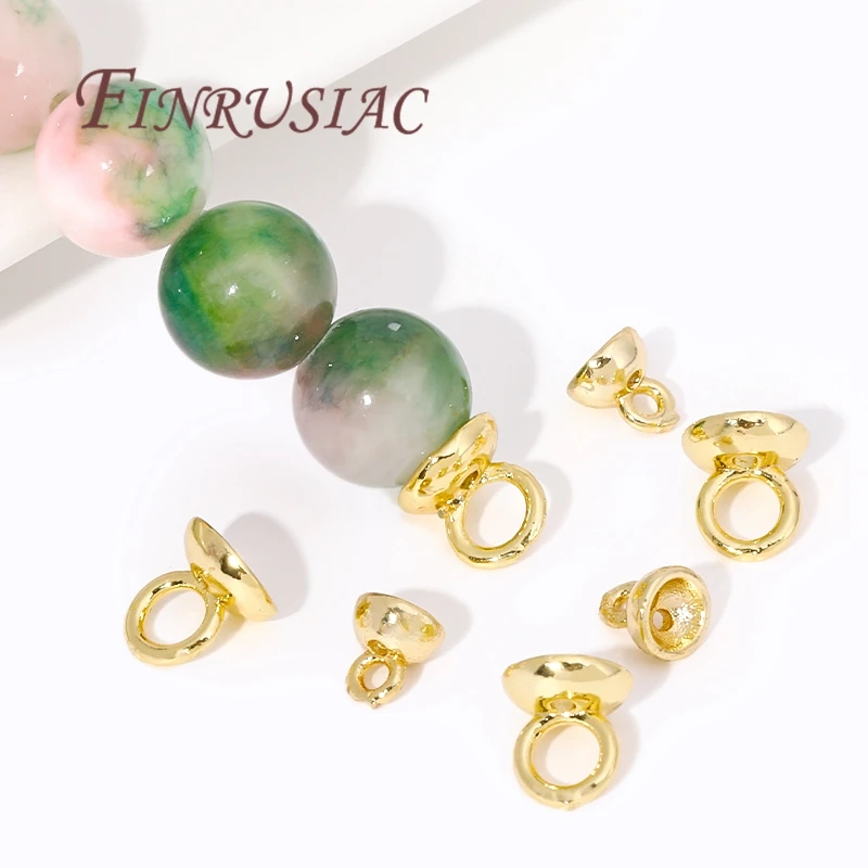 10/20Pcs 보석, 크림프 비즈, 보석 만들기 비즈 캡, 비즈 팁 볼 체인 커넥터에 대한 18k 진짜 금 도금 엔드 캡 title=10/20Pcs 보석, 크림프 비즈, 보석 만들기 비즈 캡, 비즈 팁 볼 체인 커넥터에 대한 18k 진짜 금 도금 엔드 캡 