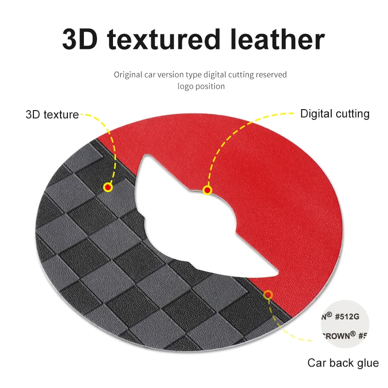 자동차 스티어링 휠 스티커 미니 쿠퍼 R55 R56 R57 R60 R50 R52 R53 F56 F54 F60 PU 가죽 스티커 인테리어 자동차 액세서리