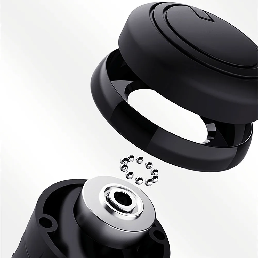 유니버설 360 학위 회전 스티어링 휠 부스터 스피너 손잡이 자동차 회전 금속 베어링 파워 핸들 볼 모양의 도우미 부품