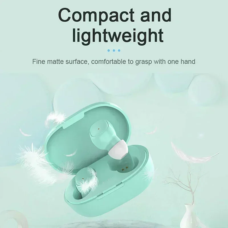 A6S TWS 이어폰 무선 블루투스 5.1 헤드폰 터치 컨트롤 이어 버드 (마이크 이어폰 포함) Xiaomi 용 스포츠 방수 헤드셋