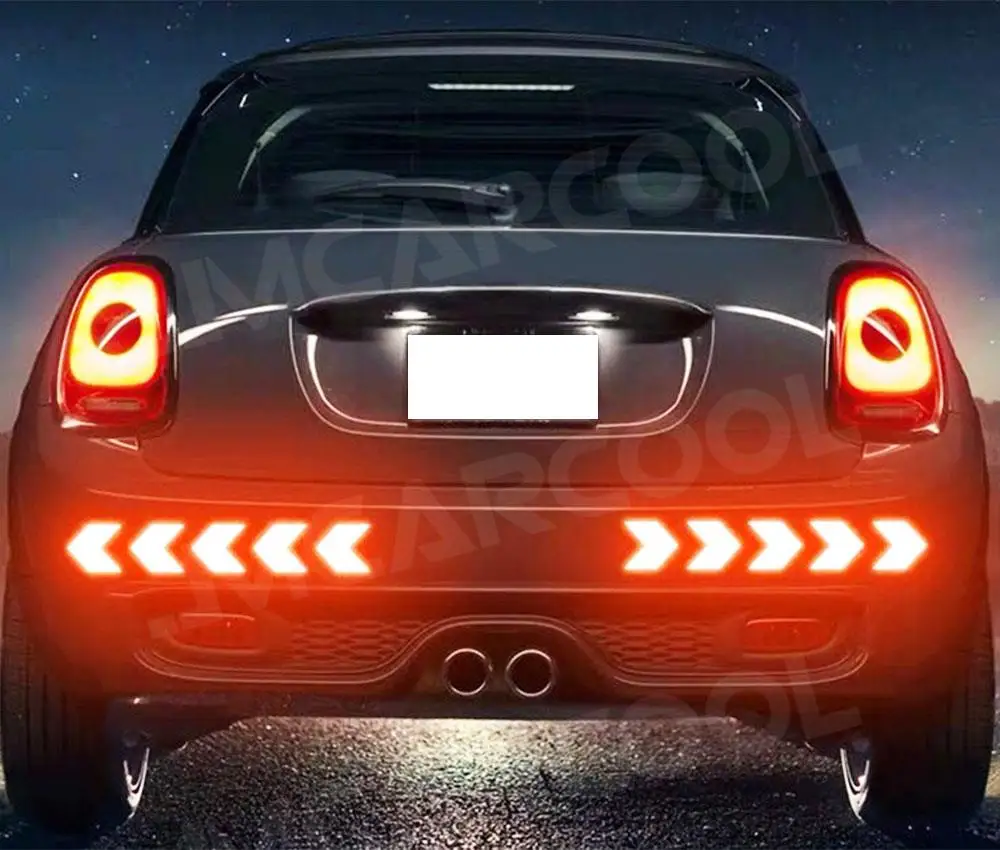 10PCS 화살표 반사 접착 테이프 스티커 데칼 안전 주의 경고 트럭 오토바이 자전거 몰딩에 대 한 반사 테이프