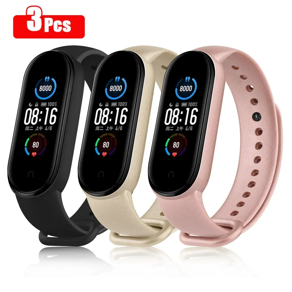 Xiaomi Mi Band 6 5 용 3pcs 소프트 실리콘 스트랩 Amazfit Band 5 팔찌 시계 스포츠 Mi Band 6 5 스트랩 팔찌 용 방수 title=Xiaomi Mi Band 6 5 용 3pcs 소프트 실리콘 스트랩 Amazfit Band 5 팔찌 시계 스포츠 Mi Band 6 5 스트랩 팔찌 용 방수 