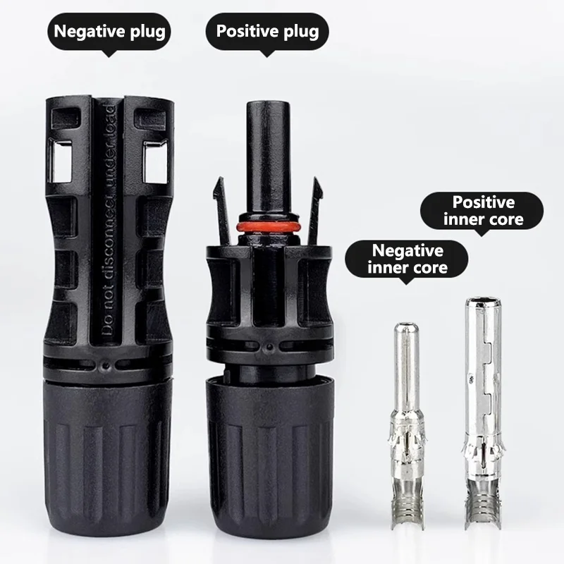 600/400/200/100/40/20/10 Pcs 광전지 태양 광 커넥터 키트 PV/MC 케이블 용 1000V 30A 패널 Solor 커넥터 2.5/4/6mm2