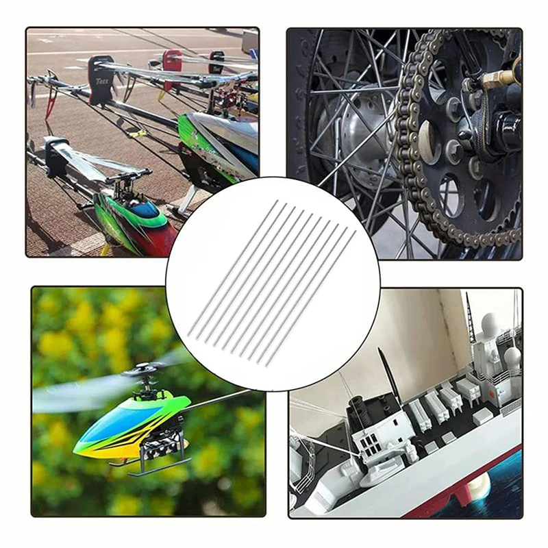 5Pcs 0.8/1.5/2.2/2.8/3.5/4.5mm 직경 304 스테인레스 스틸 막대 330mm 500mm 솔리드 라운드 샤프트로드 바 DIY 공예 모델 자동차