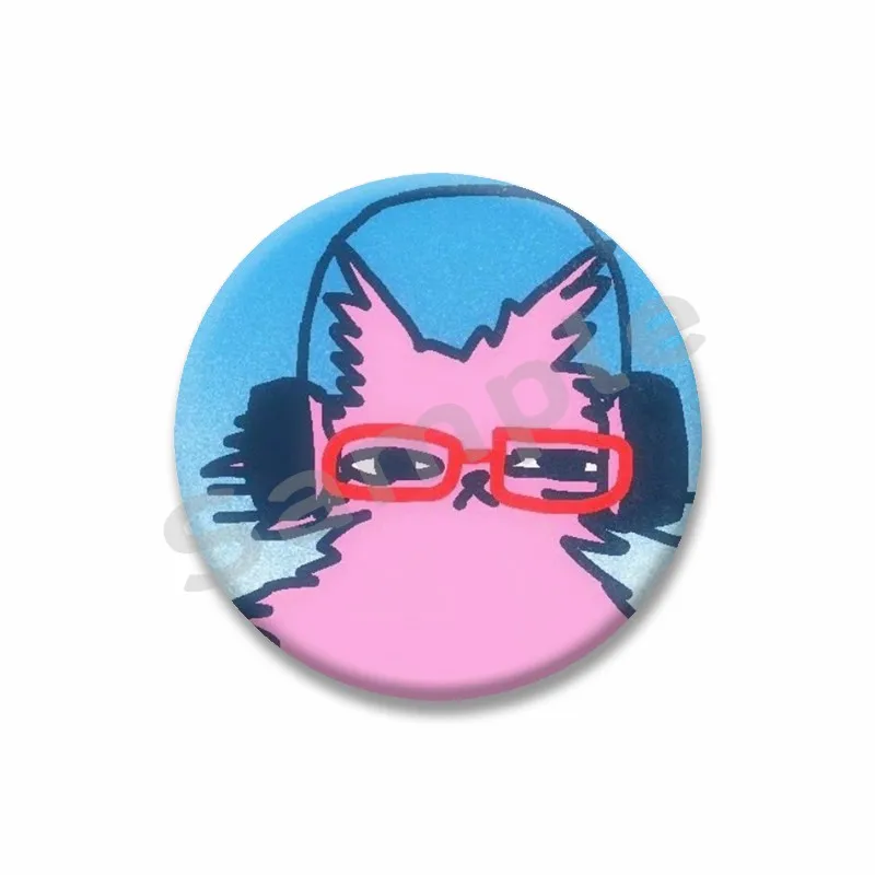 재미 있은 무지개 외계인 고양이 에나멜 핀 의류 가방 액세서리 브로치 만화 공상 과학 배지 쥬얼리 어린이 친구를위한 선물