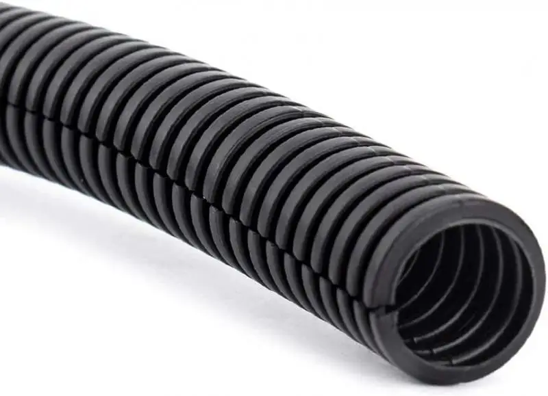 1/3/6M 골판지 Pipe7mm-28mm 자동차 케이블 내열성 절연 튜브 하네스 모터 전기 와이어 보호 액세서리