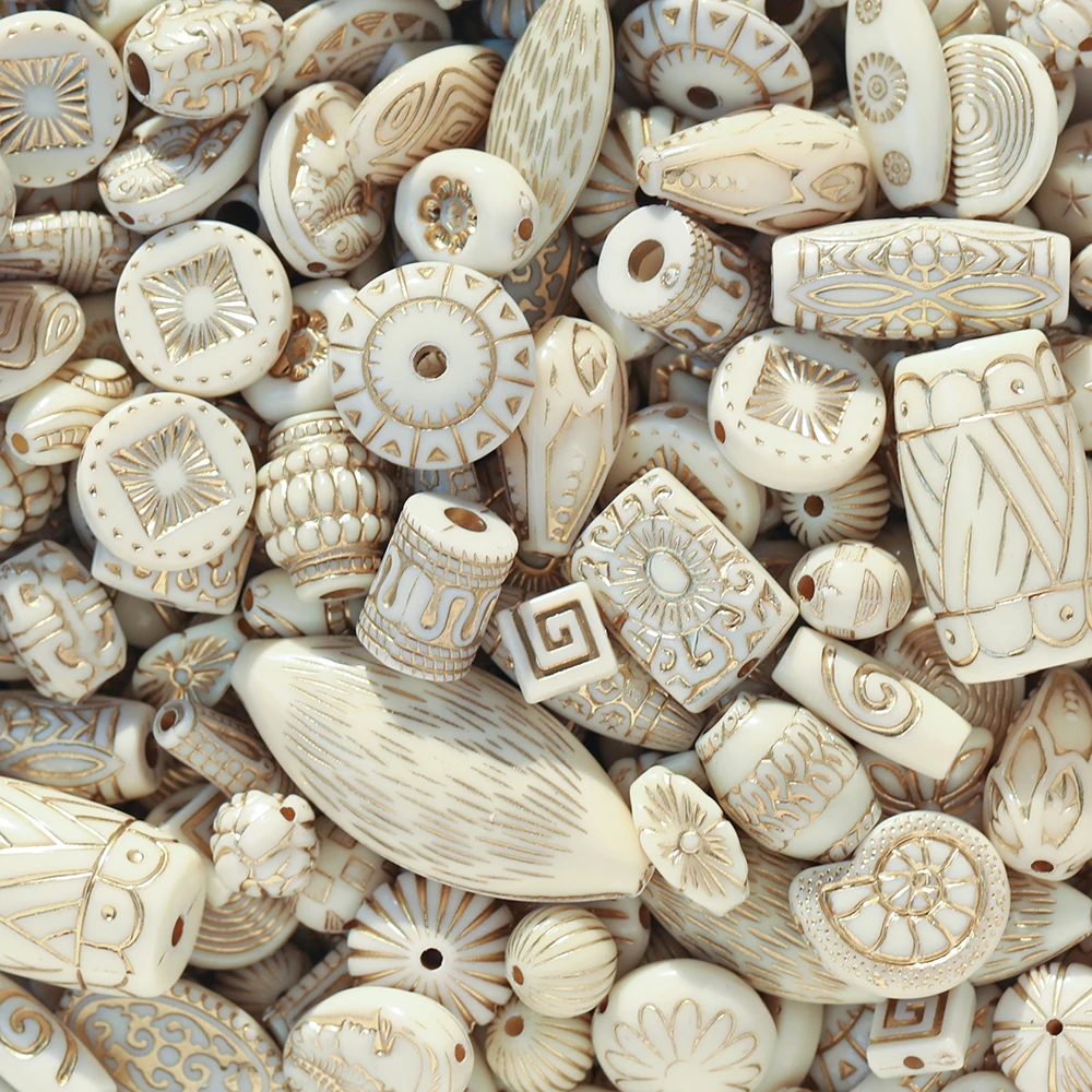 20 그램/몫 혼합 클래식 비즈 DIY 팔찌에 대 한 아크릴 느슨한 스페이서 구슬 페르시 소재 쥬얼리 액세서리 용품 만들기