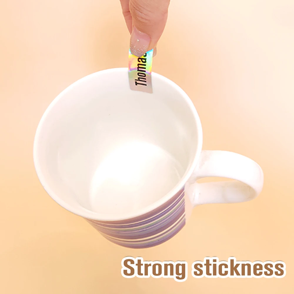 사용자 정의 이름 태그 스티커 방수 카와이 스티커 데칼 어린이를위한 맞춤형 이름 라벨 학교 문구 병