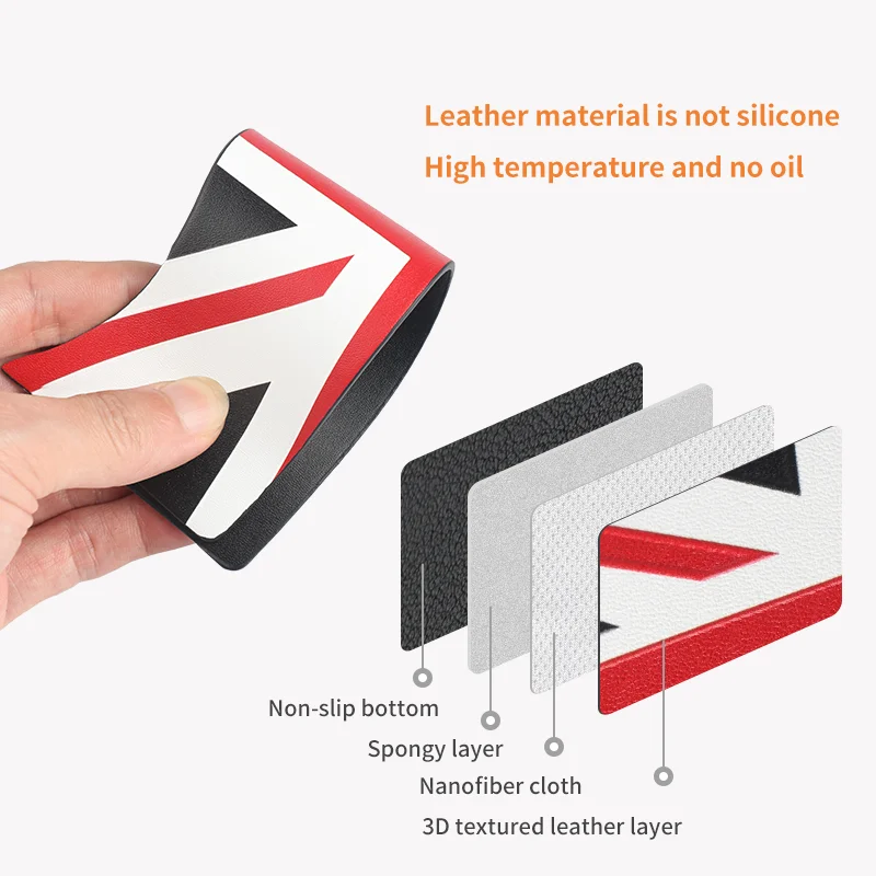 유니온 잭 커피 쿠션 보관 그루브 보호 코스터 자동차 컵 미니 쿠퍼 F55 F56 F54 F60 액세서리 용 미끄럼 방지 패드 매트