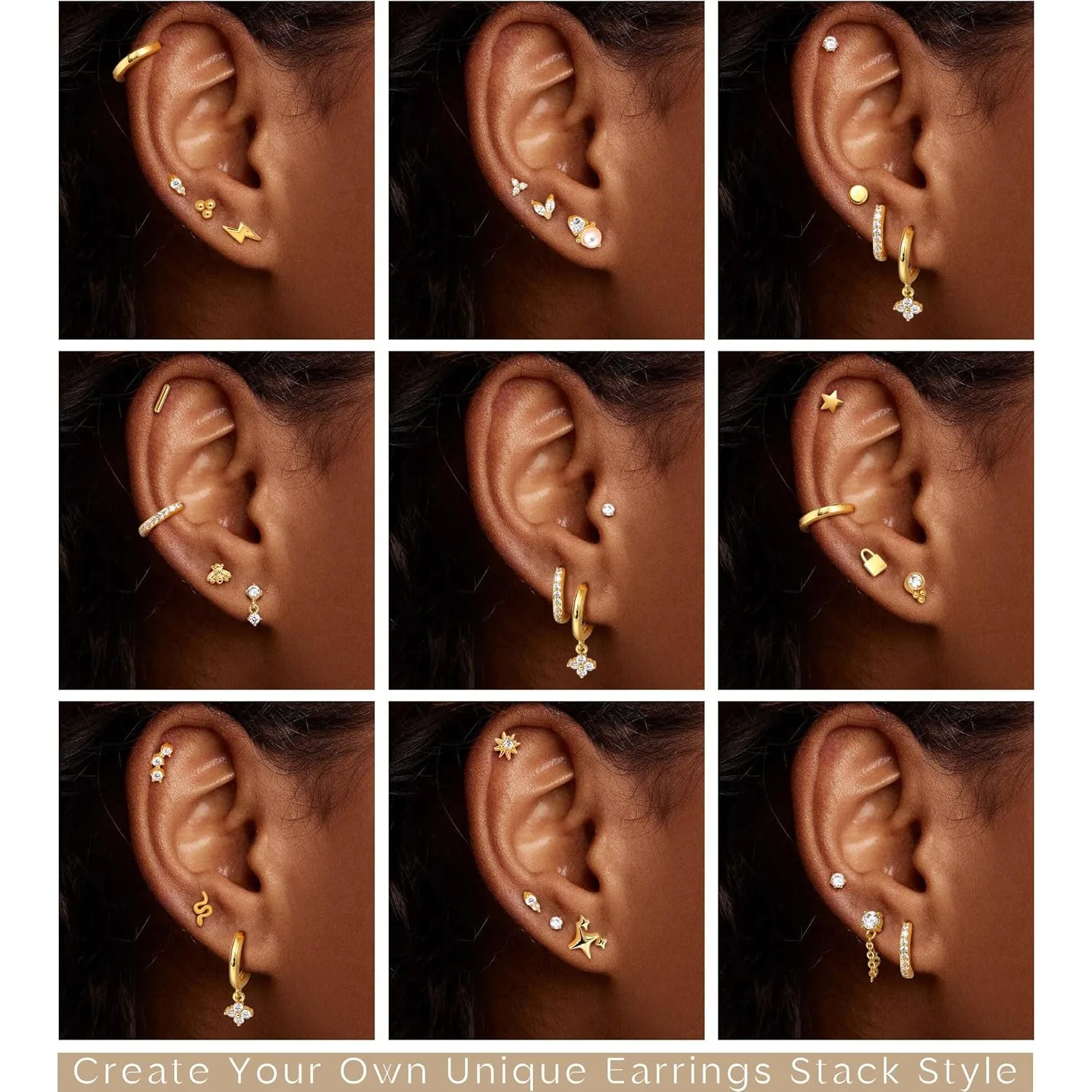 민감한 귀를위한 Bobisty 1pc 귀걸이 여성을위한 외과 스테인레스 스틸 귀걸이 Dainty Flat Back 귀걸이 스터드 후프 연골