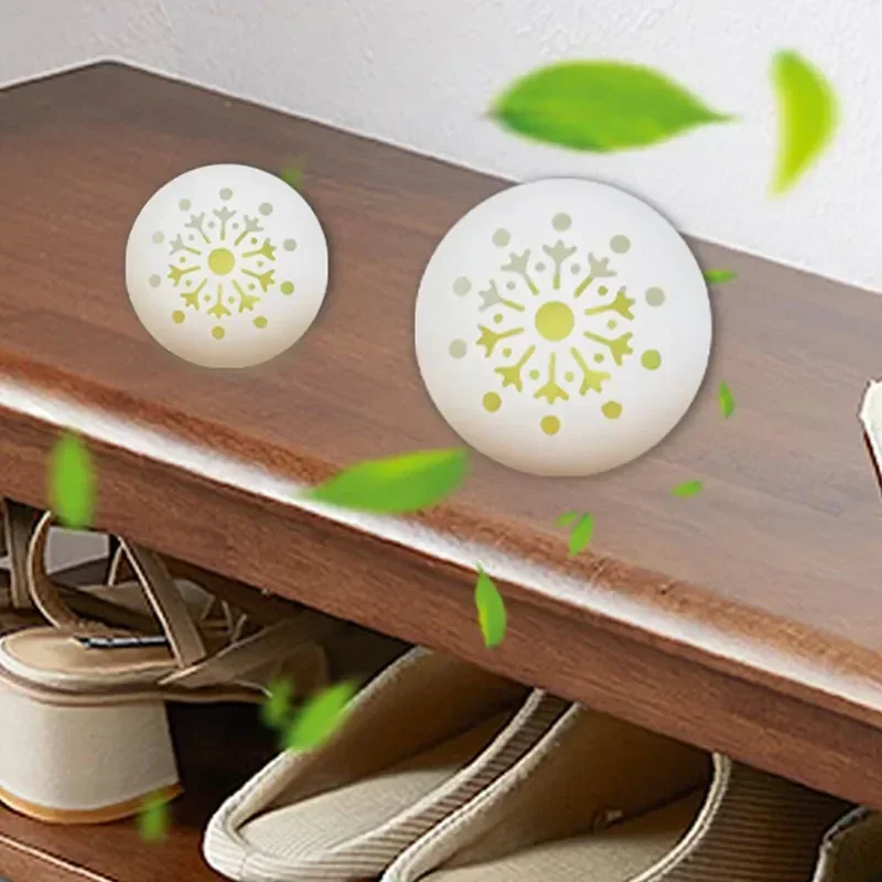 24/1Pcs 신발 탈취제 공 청정제 신발 차 향기 필수 풋 케어 매일 신발 향기 신발 옷장 신선한 공