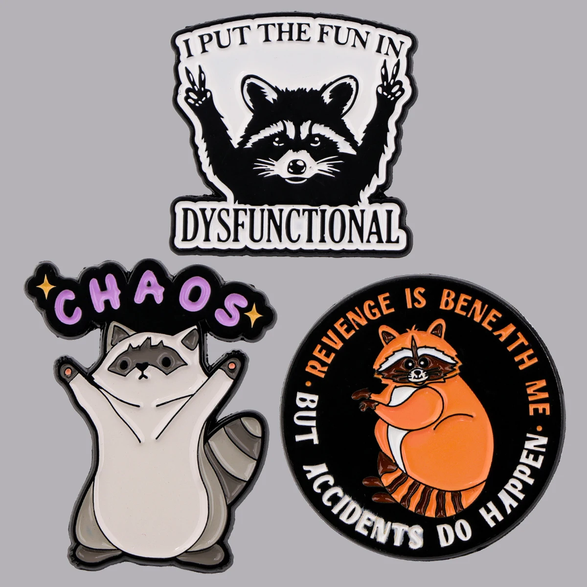 귀여운 너구리 에나멜 핀 재미 있은 따옴표 여성을위한 브로치 배낭에 옷깃 핀 배지 의상 액세서리 동물 쥬얼리 선물 title=귀여운 너구리 에나멜 핀 재미 있은 따옴표 여성을위한 브로치 배낭에 옷깃 핀 배지 의상 액세서리 동물 쥬얼리 선물 