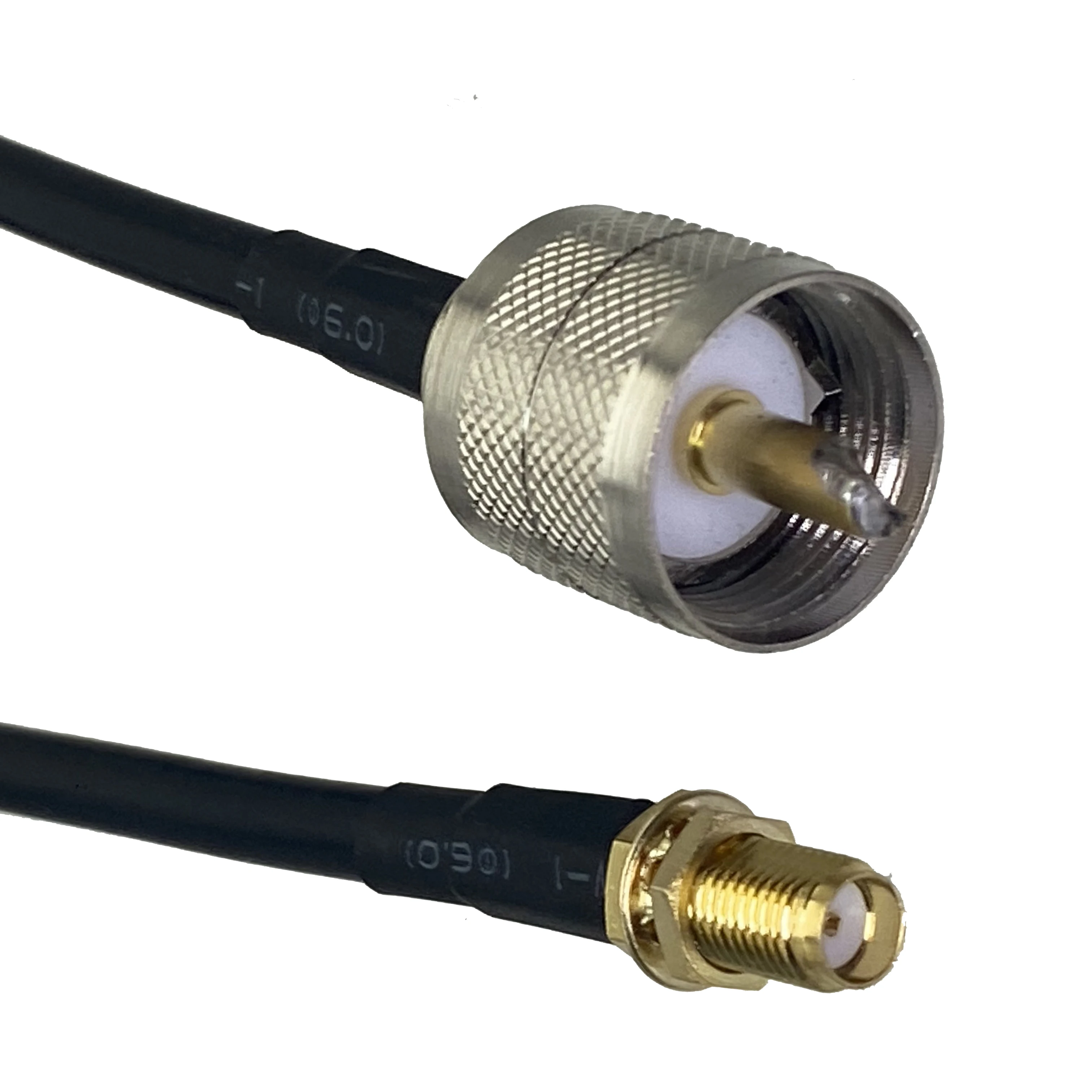 RG316 RG58 UHF PL259 SO239-SMA 수 플러그 및 암 잭 스트레이트 커넥터 RF 점퍼 피그테일 케이블 6인치 ~ 20M