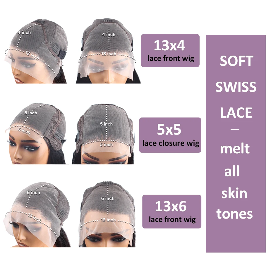 위고고 40 인치 인모 13X4 딥 웨이브 프론트 가발 13X6 컬리 Hd 레이스 프론트 가발 브라질 워터 웨이브 5x5 Hd 레이스 클로저 가발