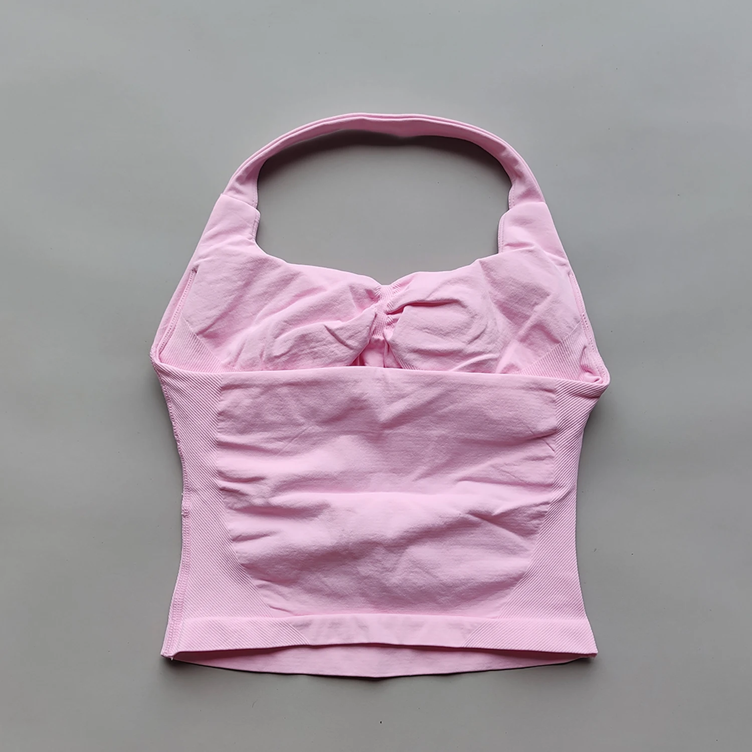 ARFTE 홀터 탑 체육관 조끼 여성 등이없는 탱크 탑 스포츠 브래지어 러닝 조끼 운동 탑 Activewear 요가 의류