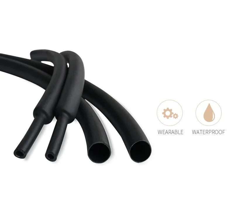 1M 3:1 열 수축 튜브 직경 1.6/2.4/3.2/4.8/6.4/7.9/9.5/12.7/15.4/19.1/25.4/30/39/50mm 이중 벽 접착제 튜브 포함