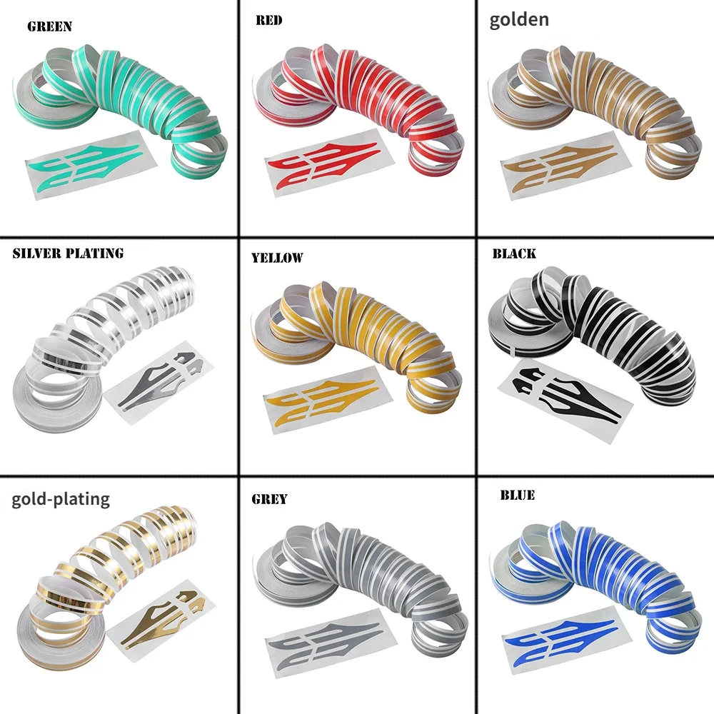 1 롤 여러 가지 빛깔의 스트라이핑 핀 스트라이프 Steamline 더블 라인 테이프 자동차 바디 데칼 비닐 스티커 자동차 장식 스타일링 도구