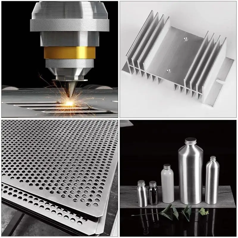 1pcs 알루미늄 플레이트 두께 0.3mm-10mm 알루미늄 합금 사각 플레이트 광택 플레이트 시트 100x100mm/150x150mm/200x200mm