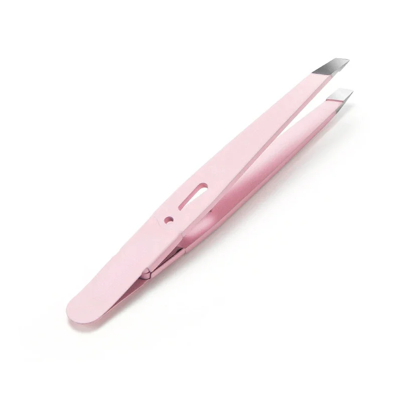 스테인리스 스틸 눈썹 족집게, 다채로운 헤어 뷰티, 미세 모발 풀러, 비스듬한 눈썹 클립, 제거 메이크업 도구