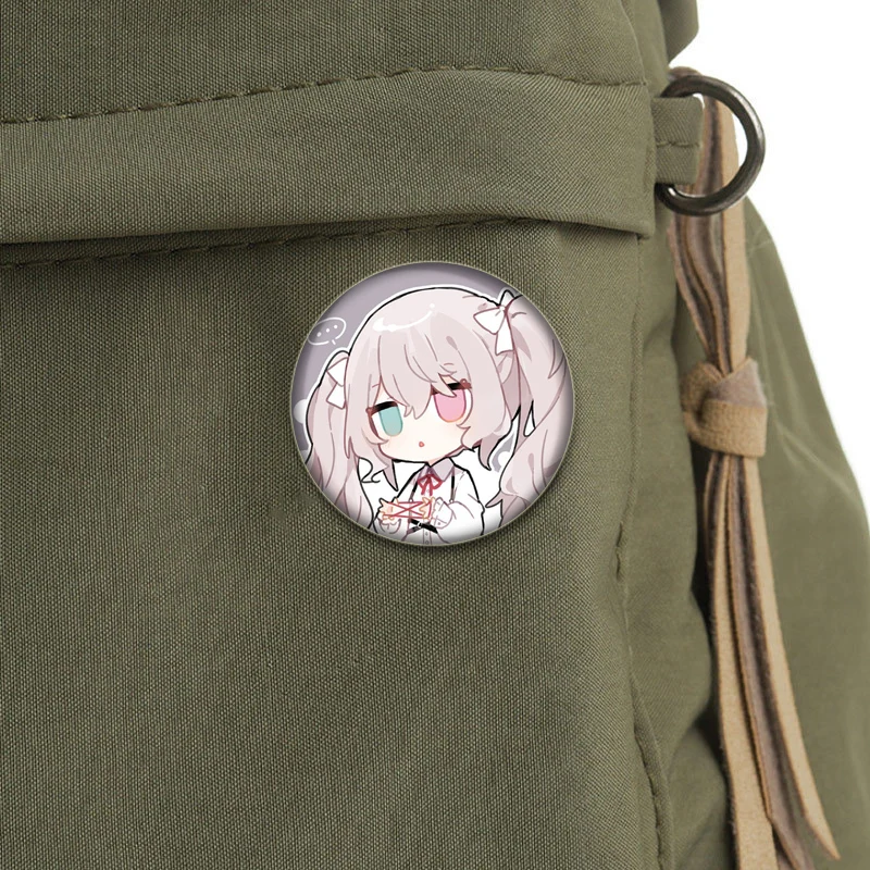 프로젝트 애니메이션 브로치 귀여운 만화 미쿠 루카 Saki Akito Kamishiro Rui 배지 자켓 청바지 옷깃 핀 선물 액세서리