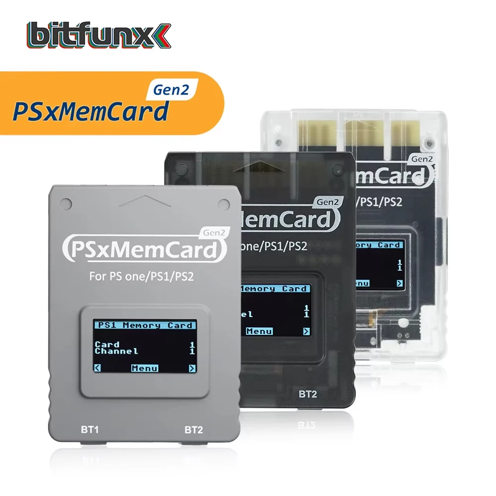 Bitfunx PSxMemCard Gen2 Sd2psXtd는 PlayStation1 PS one Playstation2 게임 콘솔용 PS1 및 PS2 게임용 저장 파일을 저장합니다. title=Bitfunx PSxMemCard Gen2 Sd2psXtd는 PlayStation1 PS one Playstation2 게임 콘솔용 PS1 및 PS2 게임용 저장 파일을 저장합니다. 