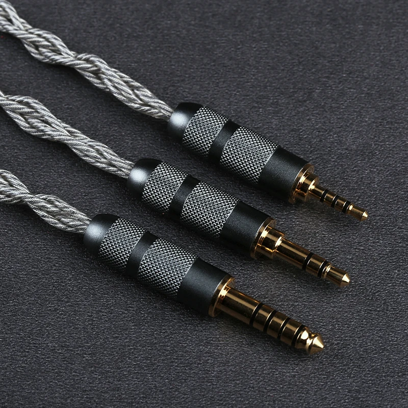 OPENHEART 4 코어 고순도 무산소 구리은 도금 밸런스 케이블 3.5/2.5/4.4mm MMCX/0.78 2Pin IEM 이어폰 케이블