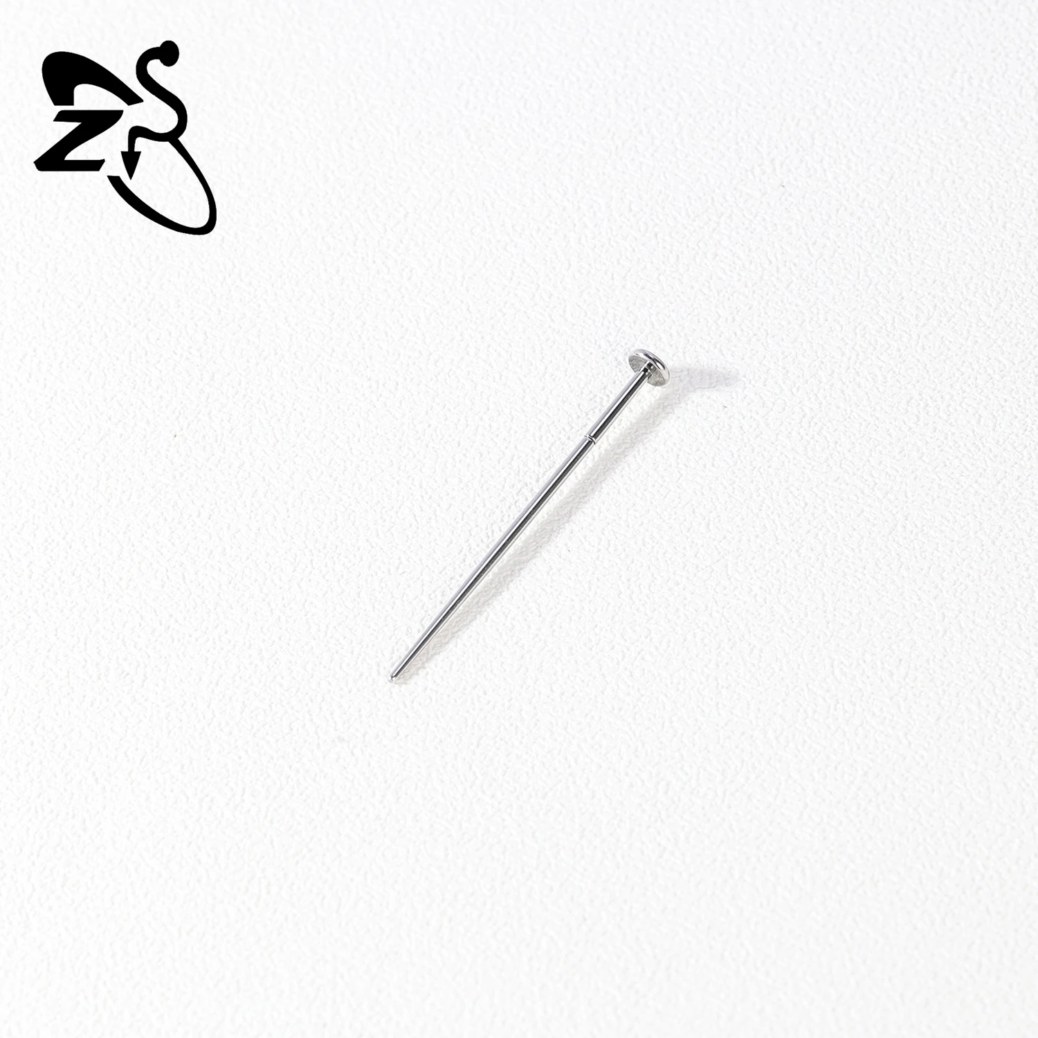 ZS 1 PC 직선 곡선 스테인레스 스틸 테이퍼 도구 귀/코/배꼽 피어싱 도구 용 보조 키트의 나사없는 삽입 나사