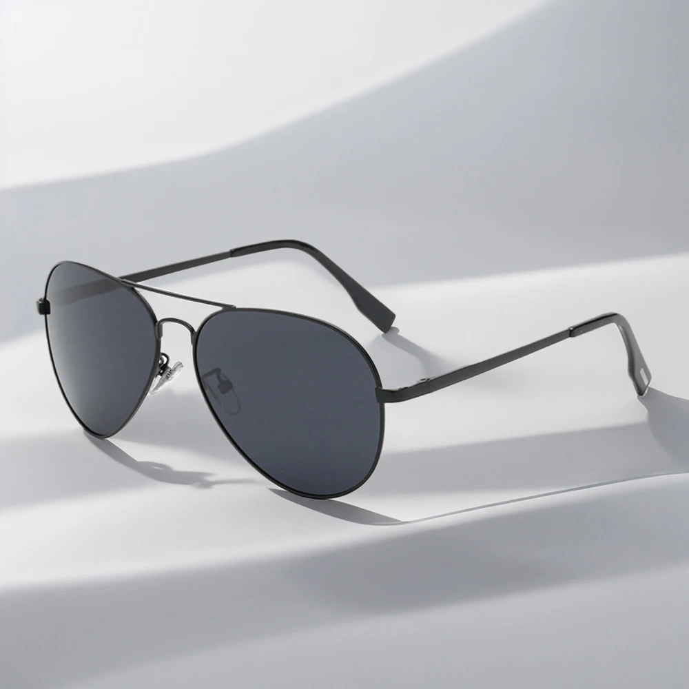 클래식 빅 파일럿 편광 선글라스 남자 럭셔리 금속 블랙 항공 태양 안경 남성 패션 운전 휴가 그늘 UV400 title=클래식 빅 파일럿 편광 선글라스 남자 럭셔리 금속 블랙 항공 태양 안경 남성 패션 운전 휴가 그늘 UV400 