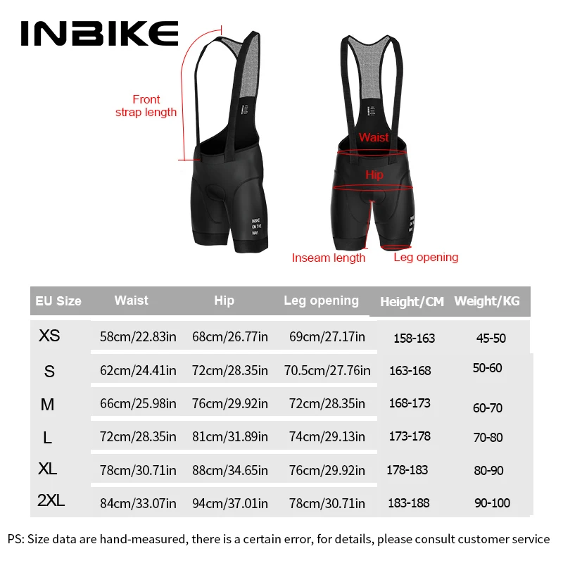 INBIKE 남자 MTB 사이클링 턱받이 반바지 자전거 타기 바지 남자 전문 자전거 반바지 남자 도로 자전거 산악 사이클링 의류