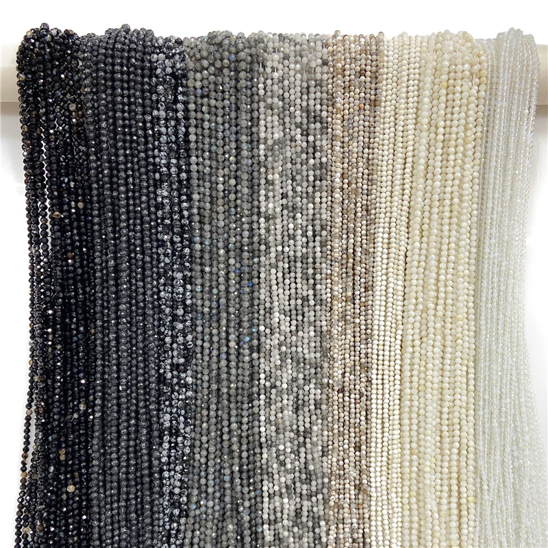 2 3 4 MM 블랙 화이트면 처리 된 천연 보석 스톤 미네랄 비즈 느슨한 작은 씨앗 크러스탈 석영 스톤 스페이서 비즈 쥬얼리 만들기 title=2 3 4 MM 블랙 화이트면 처리 된 천연 보석 스톤 미네랄 비즈 느슨한 작은 씨앗 크러스탈 석영 스톤 스페이서 비즈 쥬얼리 만들기