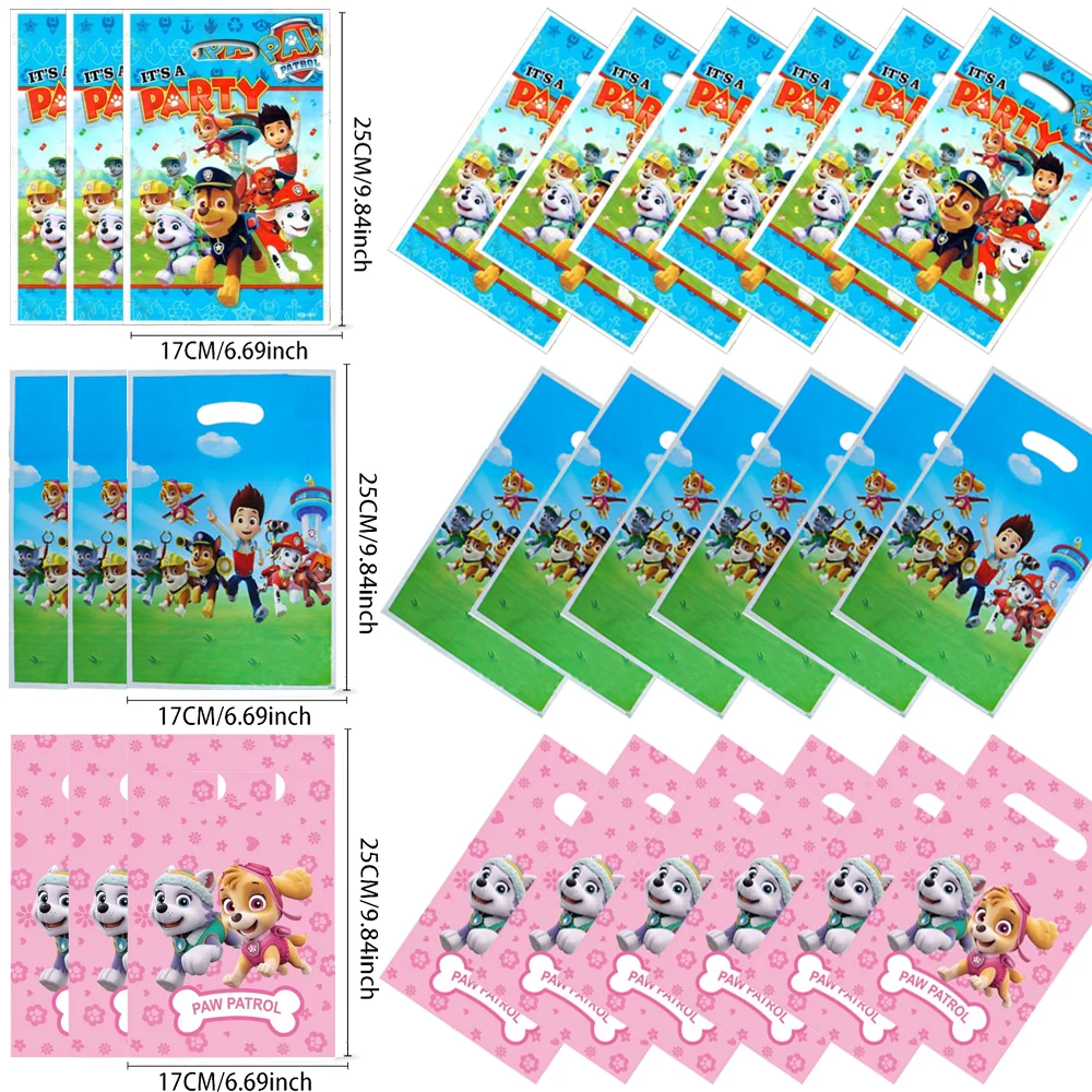 개 스카이 테마 플라스틱 캔디 로트 백, 발 순찰 파티 선물 가방, 베이비 샤워용, 어린이 소녀 생일 파티 선물 용품 장식 title=개 스카이 테마 플라스틱 캔디 로트 백, 발 순찰 파티 선물 가방, 베이비 샤워용, 어린이 소녀 생일 파티 선물 용품 장식 