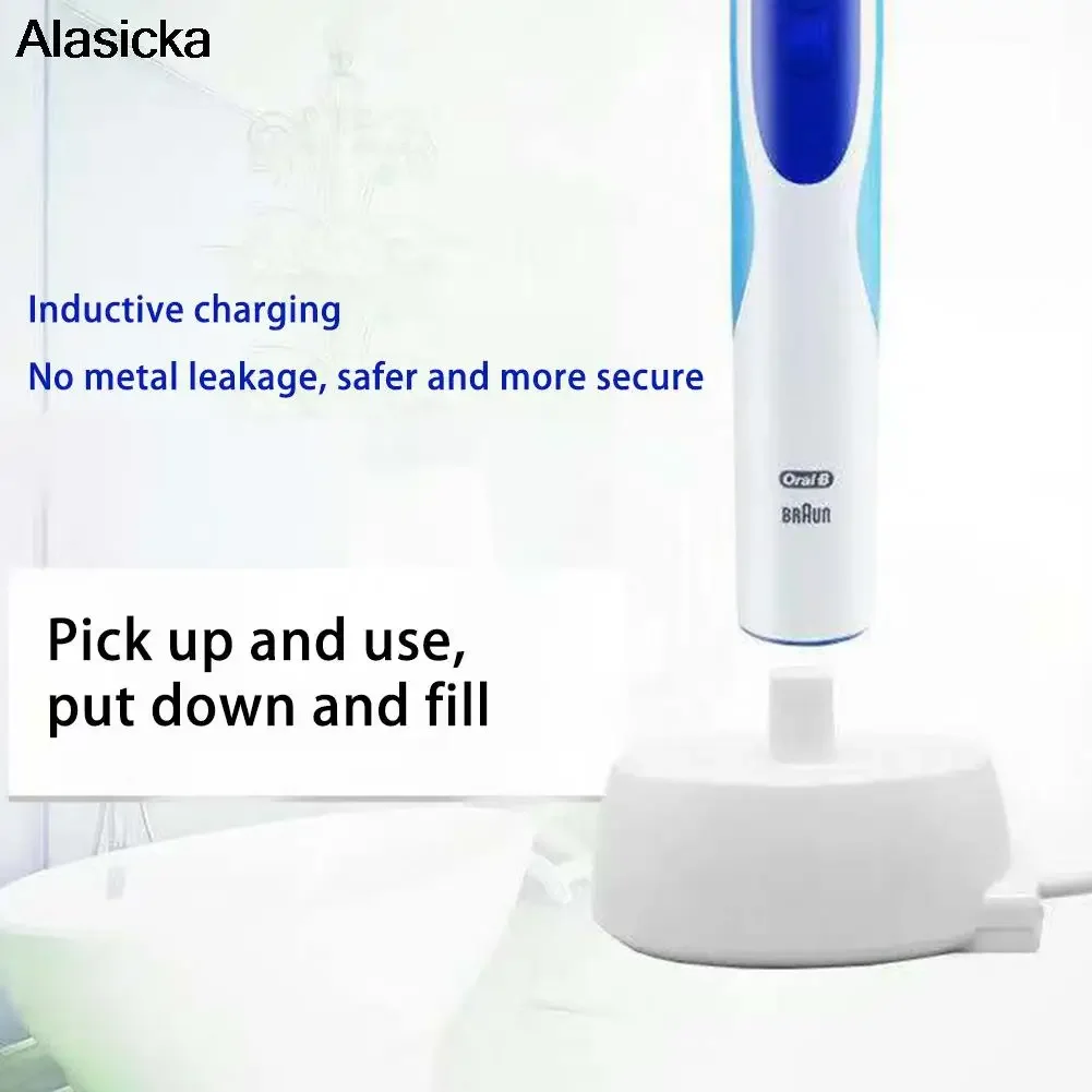 구강 B 3757 시리즈 D12 D20 전동 칫솔 충전기 유도 충전베이스 어댑터 용 EU/US/USB 플러그 교체