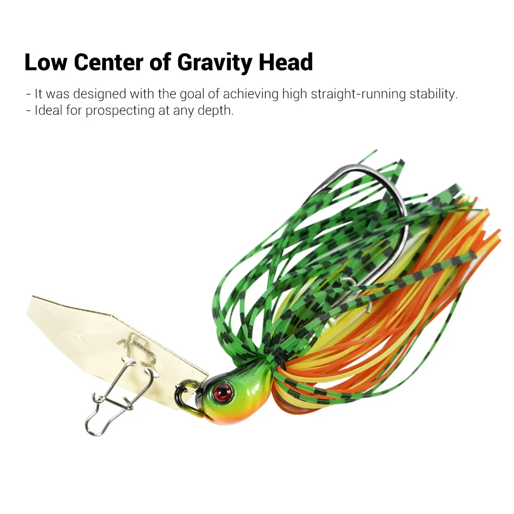 Noeby Chatterbait 10.5g 14g 21g 28g 35g 블레이드 지그 바늘 스팅거 후크 진동 와이어 파워 미끼 파이크베이스 지그 낚시 미끼