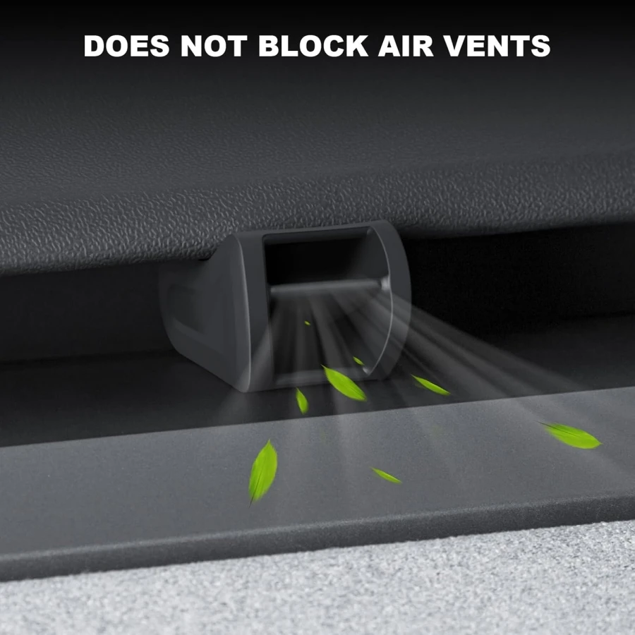 2017-2025 Tesla Model Y Juniper & Model 3 & 3 Highland Air Vent용 공기 청정기 어댑터 2개(공기 청정기는 포함되지 않음)