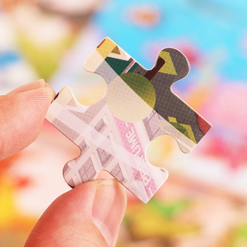 새로운 30 조각 나무 퍼즐 만화 동물 교통 Tangram 나무 3d 퍼즐 몬테소리 교육 장난감 어린이 선물 용품